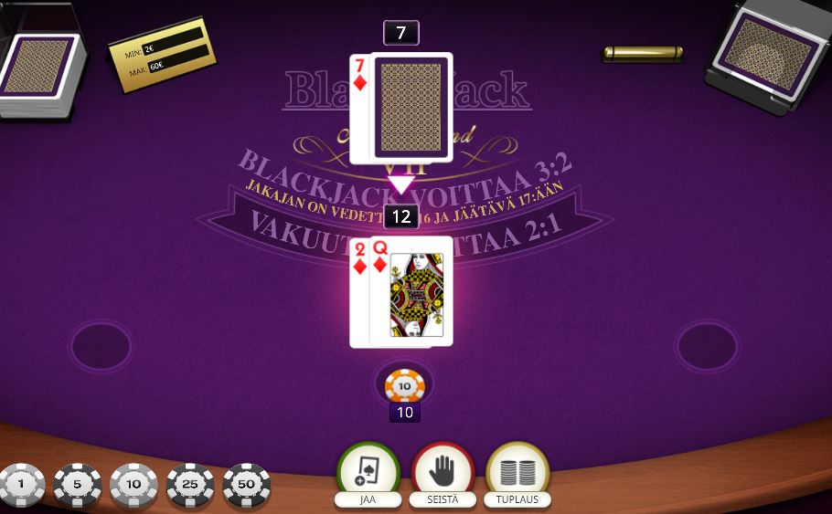 Blackjack Multihand VIP Nomini